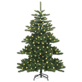 vidaXL Kunstmatige Hinged Kerstboom Groen 150 cm PVC en Staal