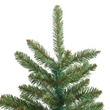 vidaXL Kunstmatige Hinged Kerstboom Groen 150 cm PVC en Staal