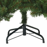 vidaXL Kunstmatige Hinged Kerstboom Groen 150 cm PVC en Staal
