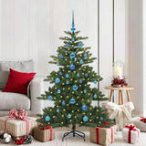 vidaXL Kunstmatige Hinged Kerstboom Groen 150 cm PVC en Staal