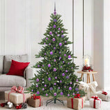 vidaXL Kunstmatige Hinged Kerstboom Groen 150 cm PVC en Staal