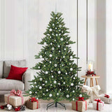 vidaXL Kunstmatige Hinged Kerstboom Groen 150 cm PVC en Staal