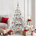 vidaXL Kunstmatige Hinged Kerstboom Groen 150 cm PVC en Staal