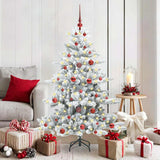 vidaXL Kunstmatige Hinged Kerstboom Groen 150 cm PVC en Staal