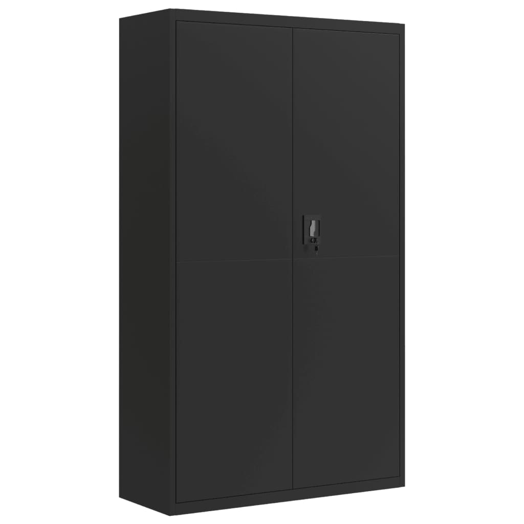 vidaXL Archiefkast 105x40x180 cm staal wit