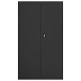 vidaXL Archiefkast 105x40x180 cm staal wit
