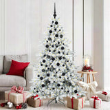 vidaXL Kunstmatige Hinged Kerstboom Groen 150 cm PVC en Staal