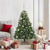 vidaXL Kunstkerstboom met 150 LED met standaard Groen 120 cm PE en PVC