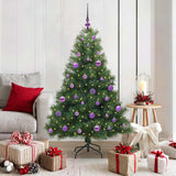 vidaXL Kunstkerstboom met 150 LED met standaard Groen 120 cm PE en PVC