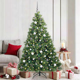 vidaXL Kunstkerstboom met 150 LED met standaard Groen 120 cm PE en PVC