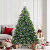 vidaXL Kunstkerstboom met 150 LED met standaard Groen 120 cm PE en PVC