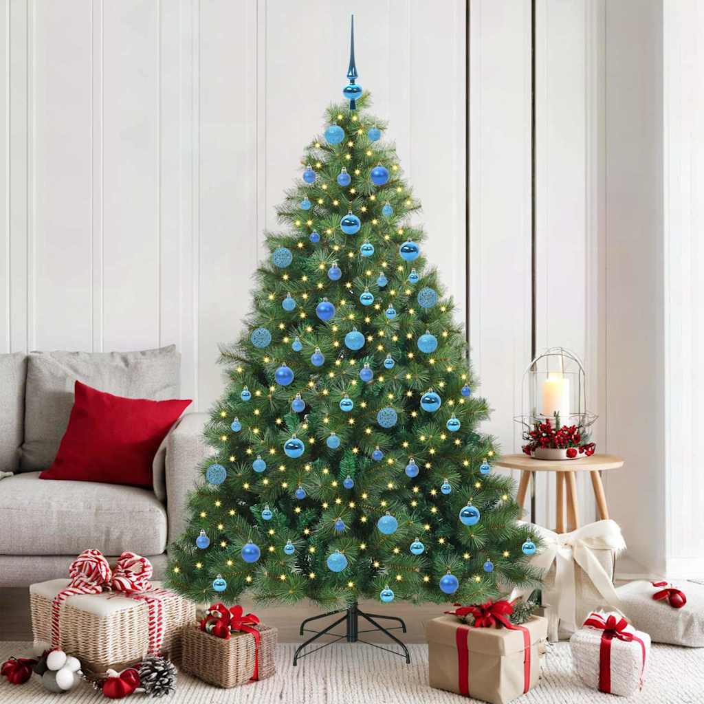 vidaXL Kunstkerstboom met 150 LED met standaard Groen 120 cm PE en PVC