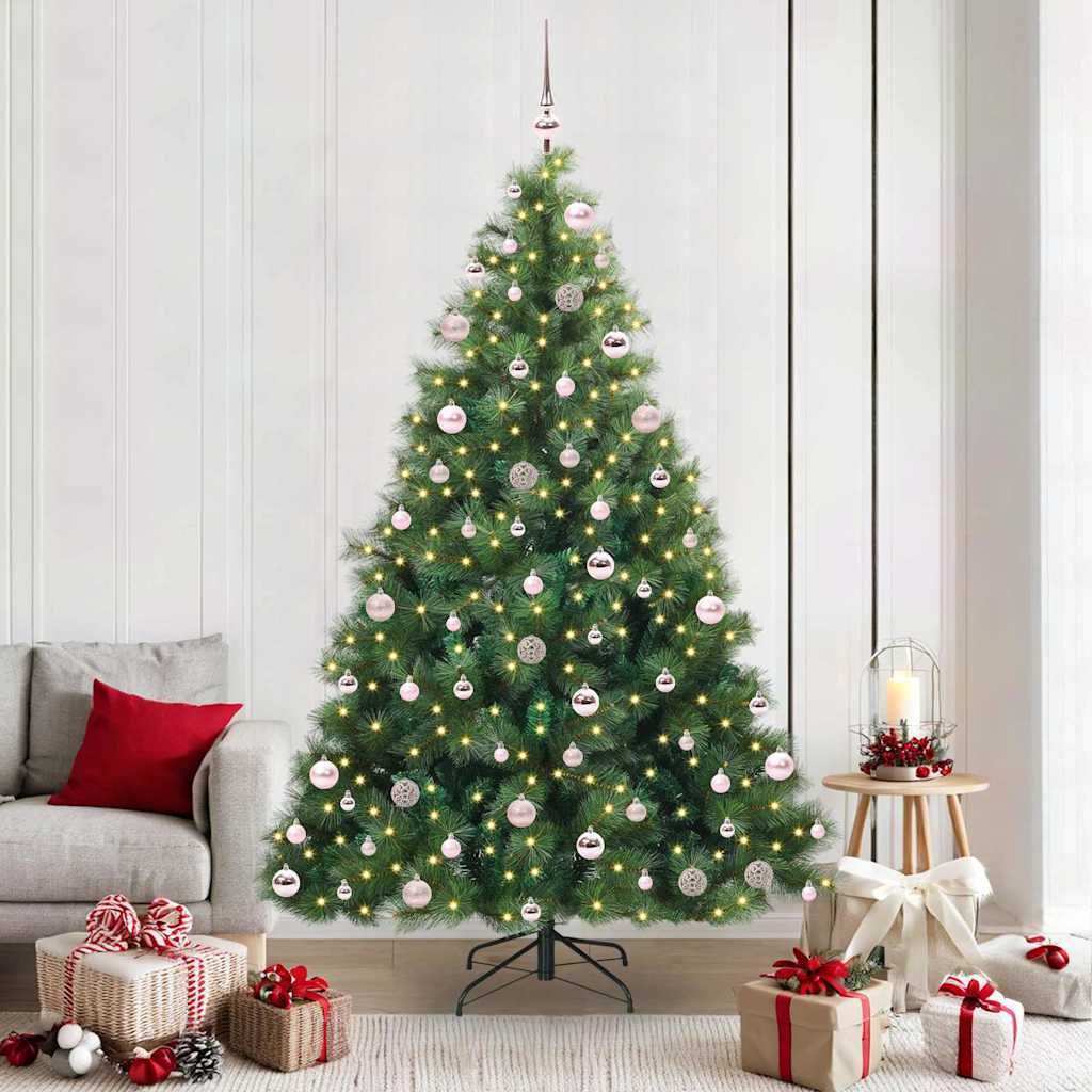 vidaXL Kunstkerstboom met 150 LED met standaard Groen 120 cm PE en PVC