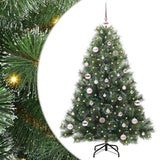 vidaXL Kunstkerstboom met 150 LED met standaard Groen 120 cm PE en PVC