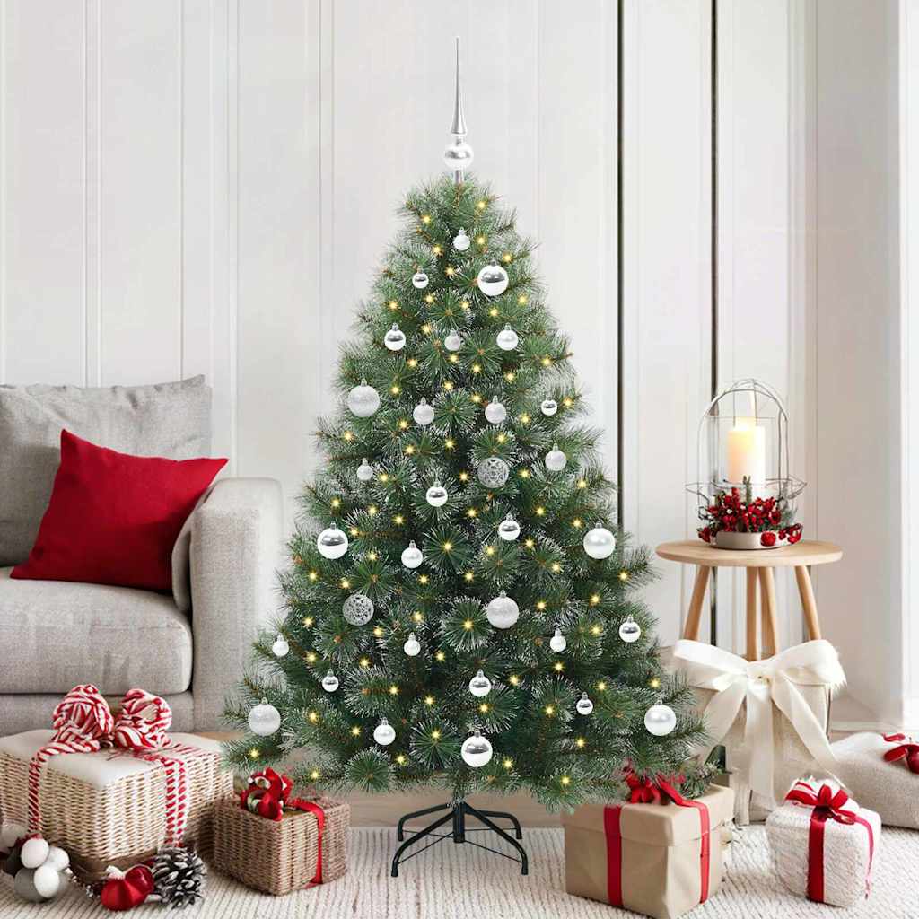 vidaXL Kunstkerstboom met 150 LED met standaard Groen 120 cm PE en PVC