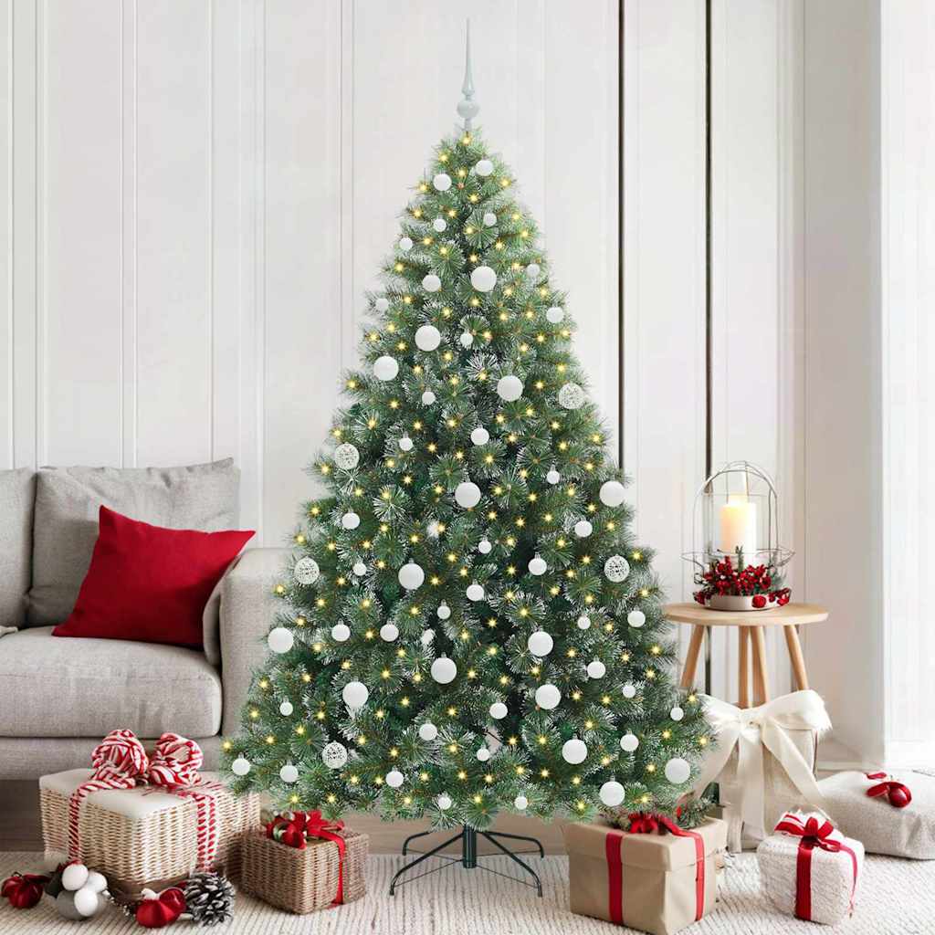 vidaXL Kunstkerstboom met 150 LED met standaard Groen 120 cm PE en PVC
