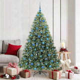 vidaXL Kunstkerstboom met 150 LED met standaard Groen 120 cm PE en PVC