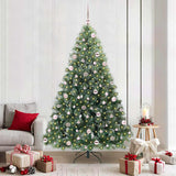 vidaXL Kunstkerstboom met 150 LED met standaard Groen 120 cm PE en PVC