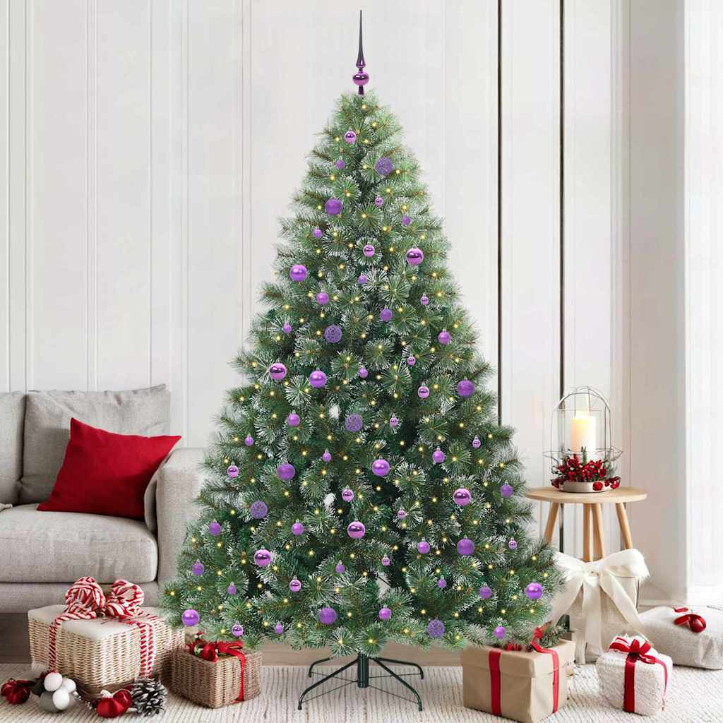 vidaXL Kunstkerstboom met 150 LED met standaard Groen 120 cm PE en PVC
