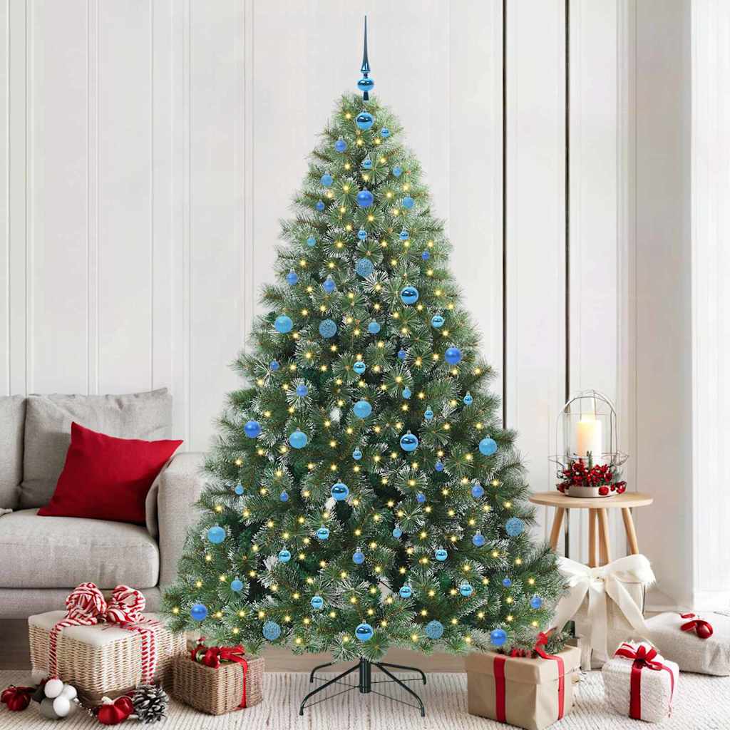 vidaXL Kunstkerstboom met 150 LED met standaard Groen 120 cm PE en PVC