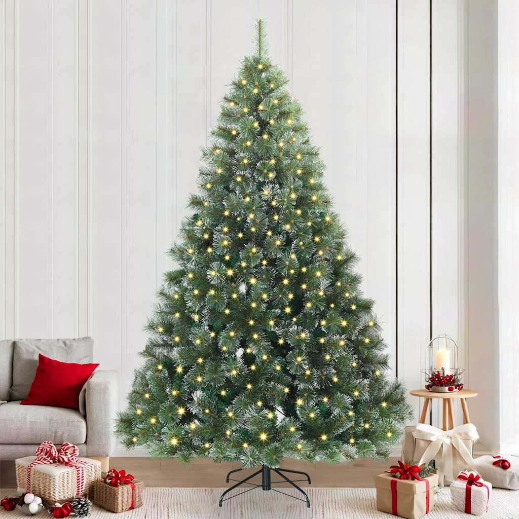 vidaXL Kunstkerstboom met 150 LED met standaard Groen 120 cm PE en PVC