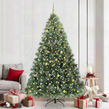 vidaXL Kunstkerstboom met 150 LED met standaard Groen 120 cm PE en PVC