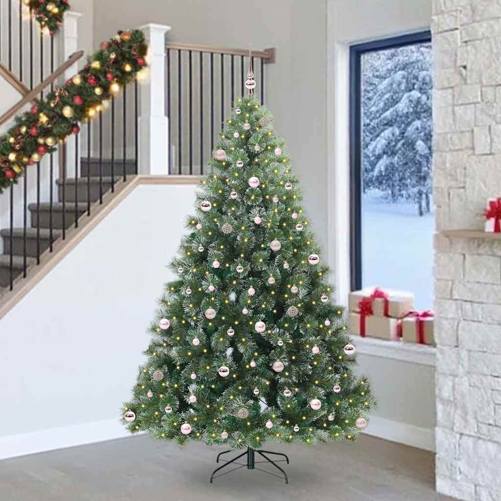 vidaXL Kunstkerstboom met 150 LED met standaard Groen 120 cm PE en PVC