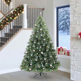 vidaXL Kunstkerstboom met 150 LED met standaard Groen 120 cm PE en PVC