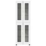 vidaXL Highboard met plank FLORIN Wit 60 x 35 x 182 cm Bewerkt hout