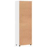 vidaXL Highboard met plank FLORIN Wit 60 x 35 x 182 cm Bewerkt hout