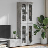 vidaXL Highboard met plank FLORIN Wit 60 x 35 x 182 cm Bewerkt hout