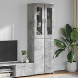vidaXL Highboard met plank FLORIN Wit 60 x 35 x 182 cm Bewerkt hout
