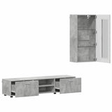 vidaXL Highboard met plank FLORIN Wit 60 x 35 x 182 cm Bewerkt hout