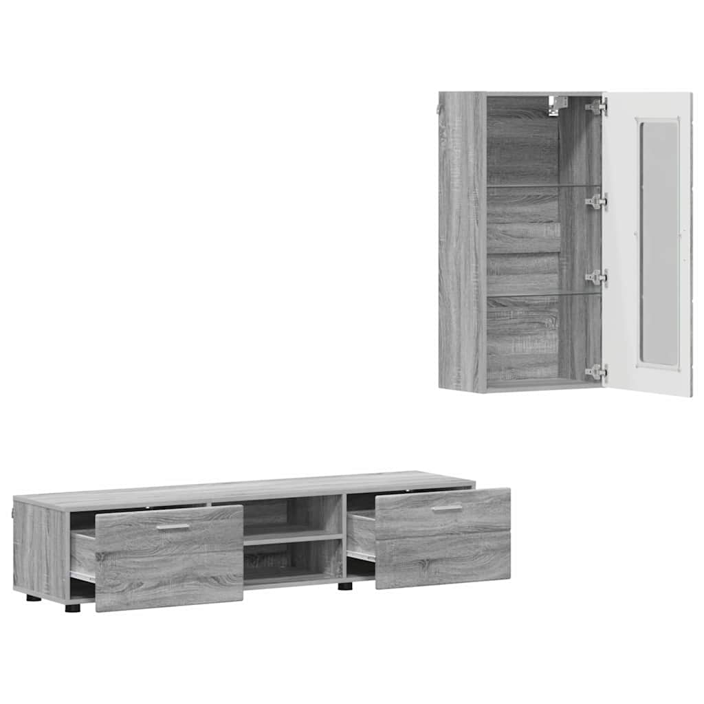 vidaXL Highboard met plank FLORIN Wit 60 x 35 x 182 cm Bewerkt hout