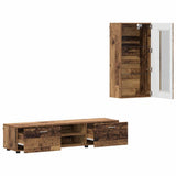 vidaXL Highboard met plank FLORIN Wit 60 x 35 x 182 cm Bewerkt hout