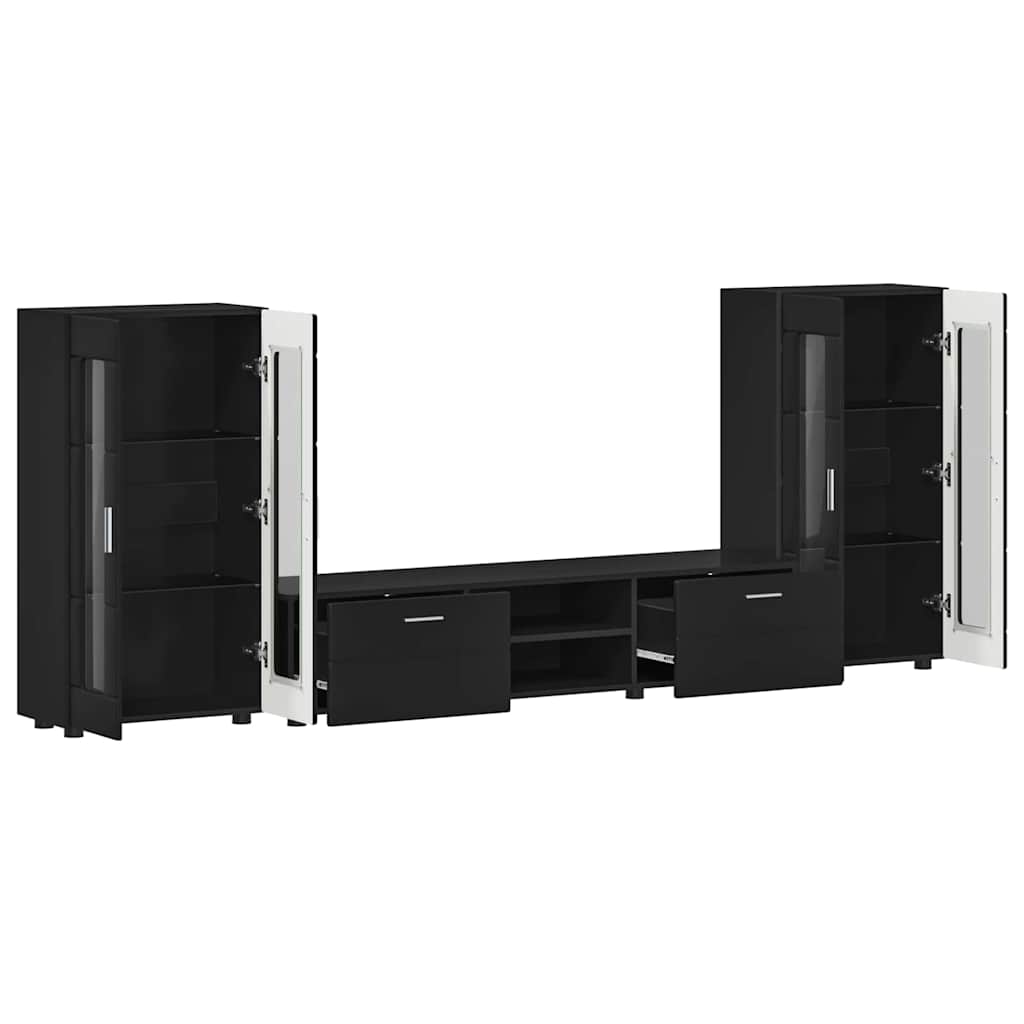 vidaXL Highboard met plank FLORIN Wit 60 x 35 x 182 cm Bewerkt hout