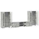 vidaXL Highboard met plank FLORIN Wit 60 x 35 x 182 cm Bewerkt hout