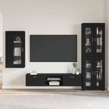 vidaXL Highboard met plank FLORIN Wit 60 x 35 x 182 cm Bewerkt hout