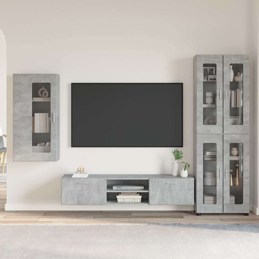vidaXL Highboard met plank FLORIN Wit 60 x 35 x 182 cm Bewerkt hout