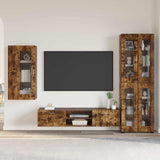 vidaXL Highboard met plank FLORIN Wit 60 x 35 x 182 cm Bewerkt hout