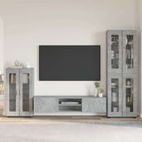 vidaXL Highboard met plank FLORIN Wit 60 x 35 x 182 cm Bewerkt hout