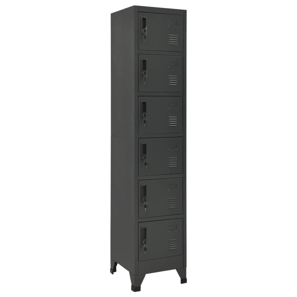 vidaXL Locker 38x45x180 cm