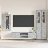 vidaXL Highboard met plank FLORIN Wit 60 x 35 x 182 cm Bewerkt hout