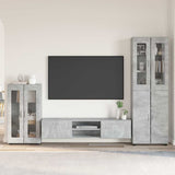 vidaXL Highboard met plank FLORIN Wit 60 x 35 x 182 cm Bewerkt hout