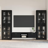 vidaXL Highboard met plank FLORIN Wit 60 x 35 x 182 cm Bewerkt hout