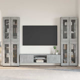 vidaXL Highboard met plank FLORIN Wit 60 x 35 x 182 cm Bewerkt hout