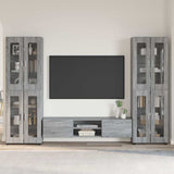 vidaXL Highboard met plank FLORIN Wit 60 x 35 x 182 cm Bewerkt hout