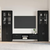 vidaXL Highboard met plank FLORIN Wit 60 x 35 x 182 cm Bewerkt hout