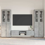 vidaXL Highboard met plank FLORIN Wit 60 x 35 x 182 cm Bewerkt hout