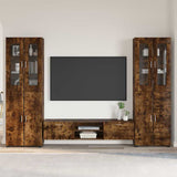 vidaXL Highboard met plank FLORIN Wit 60 x 35 x 182 cm Bewerkt hout